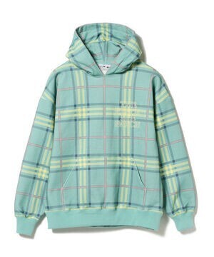 BEAMS T BlackEyePatch / Checked Hoody