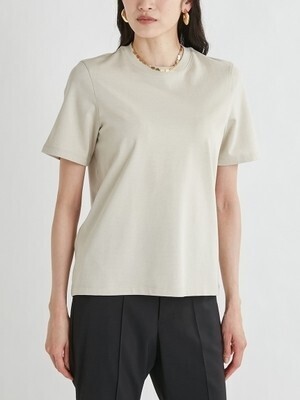 Mila Owen LuxA加工ベーシックハイラインTシャツ