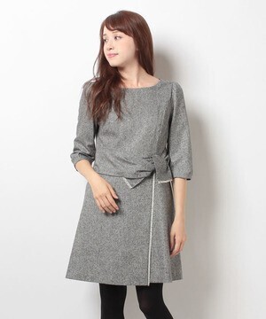 WILLSELECTION 7分袖ワンピース