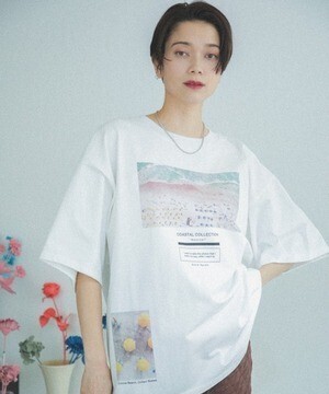 CREOLME フォトプリントTシャツ