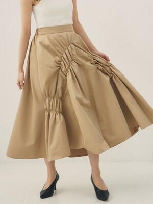 RANDEBOO Shirring long skirt