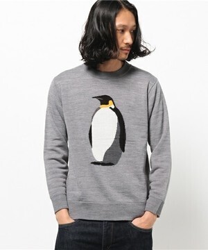 FREDY&GLOSTER ペンギン柄リバーシブルプルオーバー