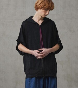 SHAREEF SLEEVE LESS ZIP-UP PARKA