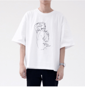 KLON KLON dedicated to Egon Schiele 02 WHITE（M/L）