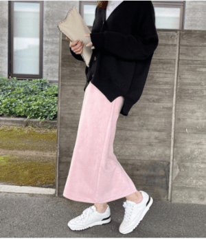 Dolce. スウェードスカート 【pink】S