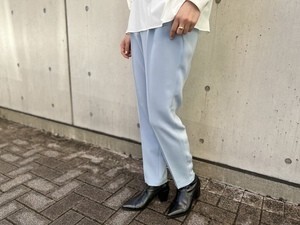 BLENHEIM ダブルクロスセンタープレステーパードパンツ