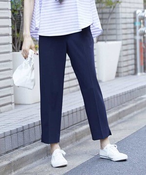 Michel Klein ドライギャバスリムテーパードパンツ