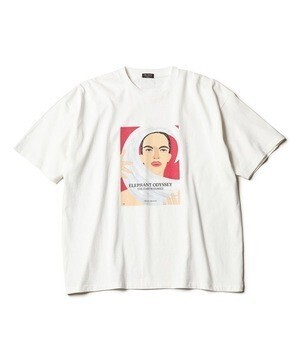 MR.OLIVE AZUSA IIDA × MR.OLIVE コラボレーション / ELEPHANT ODYSSEY アートTシャツ