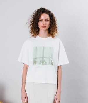 SIPULI オーガニックコットン Along with natural beatiness Tシャツ
