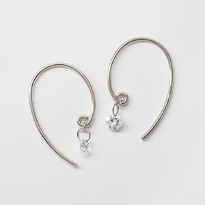 TAKE-UP プラチナヌーディーダイヤモンドピアス