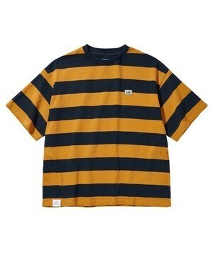 LIBERE BULKY BIG BOARDER T-SHIRT バルキービッグボーダービッグシルエットTシャツ