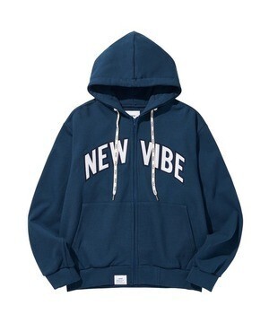 LIBERE NEW VIBE ZIPUP HOODIE フロントロゴジップアップフーディー ビッグシルエットパーカー