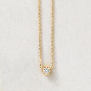テイクアップ TAKE-UP ONLINE SHOP/テイクアップ公式オンラインショップ / K18 フィオレット一粒ダイヤモンドネックレス0. 07ct(YG)
