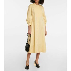 Jil Sander Cotton shirt midi dress