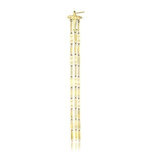 STAR JEWELRY K10 ピアス AIRPLANE FRINGE PIERCED EARRING
