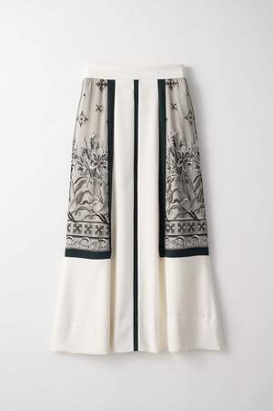 MURRAL Framed flower skirt