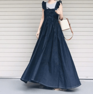 BayBee 4way denim dress (indigo)