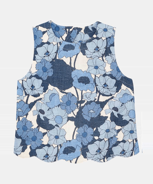TARA JARMON Sea flowers blouse
