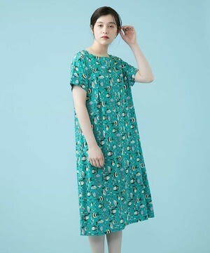 Jocomomola 【ドラマ着用】Pescad ソーナノプリントワンピース