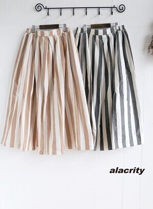 alacrity C/Lウェザーギャザースカート