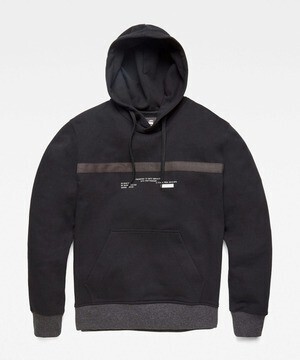 G-STAR RAW TAPE HOODED SWEATER/ロゴパーカー