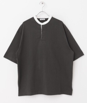 FORK&SPOON OE天竺バンドカラーTシャツ