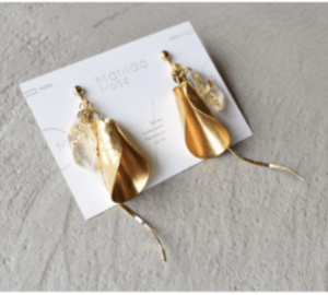 Matilda rose vintage cone/イヤリング