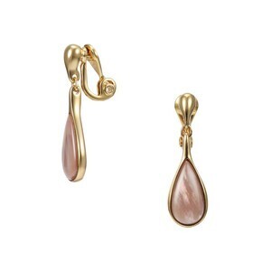 VENDOME BOUTIQUE ブラウンカラーシェル スイングイヤリング