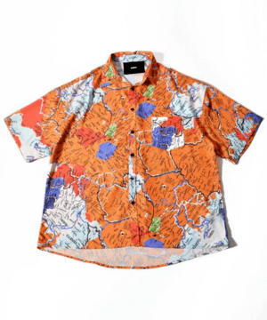 BULLISH map short sleeve shirt