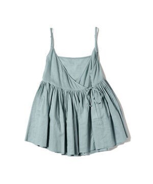 BEAMS BOY コットン リネン カシュクール キャミソール