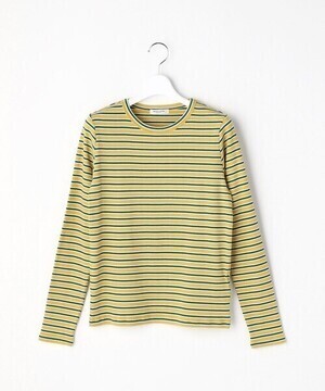 FREAK'S STORE カラーボーダーリブクルーネックプルオーバー