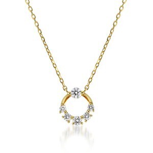STAR JEWELRY K18 ネックレス DIAMOND FALL NECKLACE