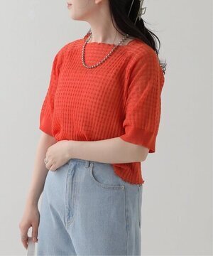 Ray Cassin シアーワッフルラグランニット