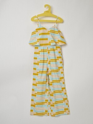 CLOUDY African Fabric Jump Suit
