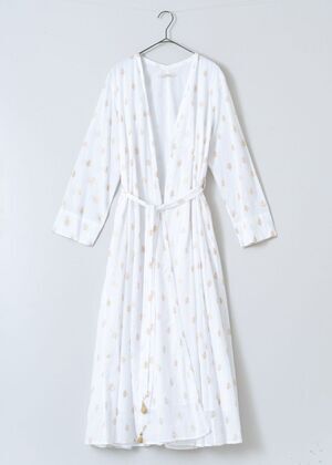 NE QUITTEZ PAS Tsugumi Watari × ne Quittez pas Cotton Foil Print Gown