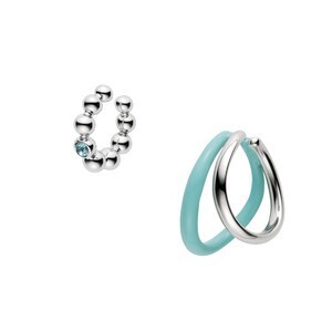 Plus Vendome Plus Vendome × RICCI EVERYDAY コラボレーション レイクブルー イヤーカフ2点セット