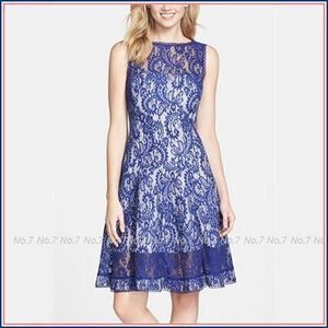 TADASHI SHOJI レース フィット＆フレア ドレス