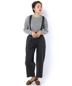 PAGEBOY サス付ワイドパンツ