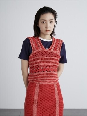 Lily Brown クロシェ使いビスチェ