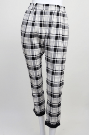 trois 【T53-3725】チェック柄パンツ