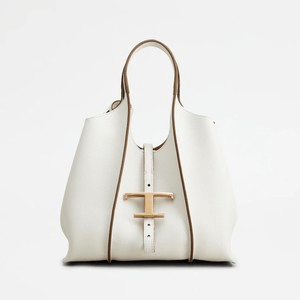 TOD’S Tタイムレス レザー ショッピング バッグ