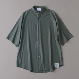UNDERSON UNDERSON 和紙レーヨンサテンショートスリーブ
