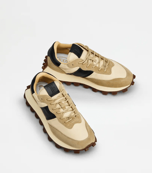 TOD'S 1T スエード＆ファブリック スニーカー