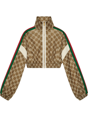 Gucci インターロッキングG クロップドジャケット