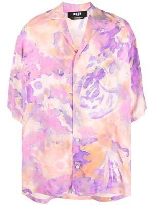 MSGM タイダイ ショートスリーブ シャツ