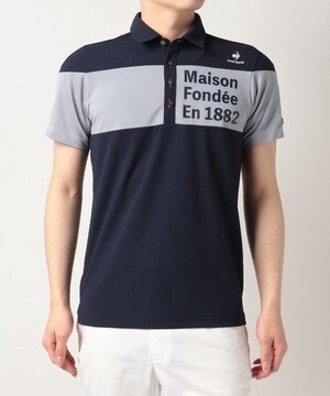 Le coq sportif GOLF ゴルファーズアドレスカッティングクーリスト半袖ポロシャツ