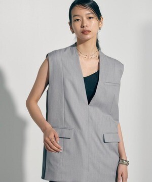 PUBLIC TOKYO ヘリンボーンプルオーバージレ