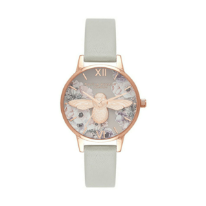 OLIVIA BURTON ▲Watercolour Florals - Grey & RG