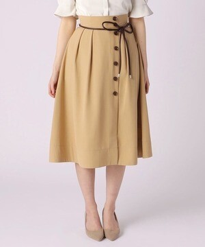 LAISSE PASSE サイドボタンスカート