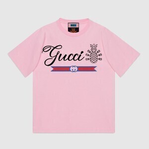 GUCCI パイナップル コットン Tシャツ